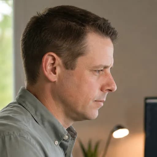 Portrait of Mike Wiberg, who built Video Compressor